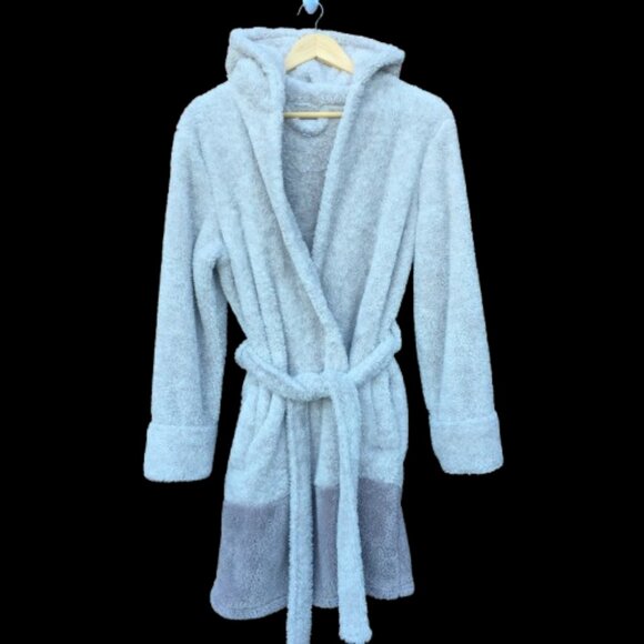 Daydream by Berkshire Home Teddy Robe Gray S/M - Picture 1 of 8